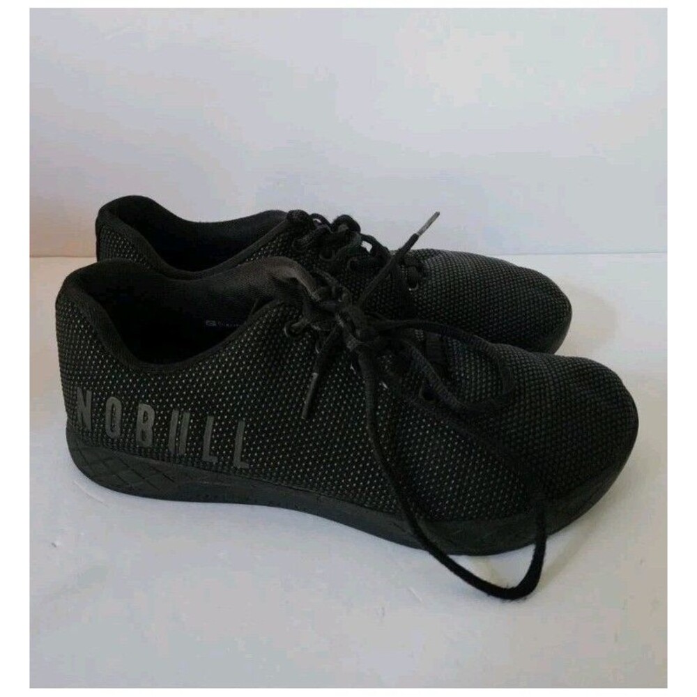 Nobull Superfabric Training Shoes Men's 8.5 Triple Black Gym Athletic Sneakers